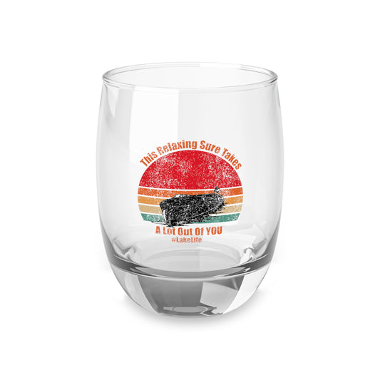 #LakeLife Whiskey Glass